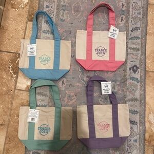 Set of 2 Trader Joe’s Mini Tote Boat Bag